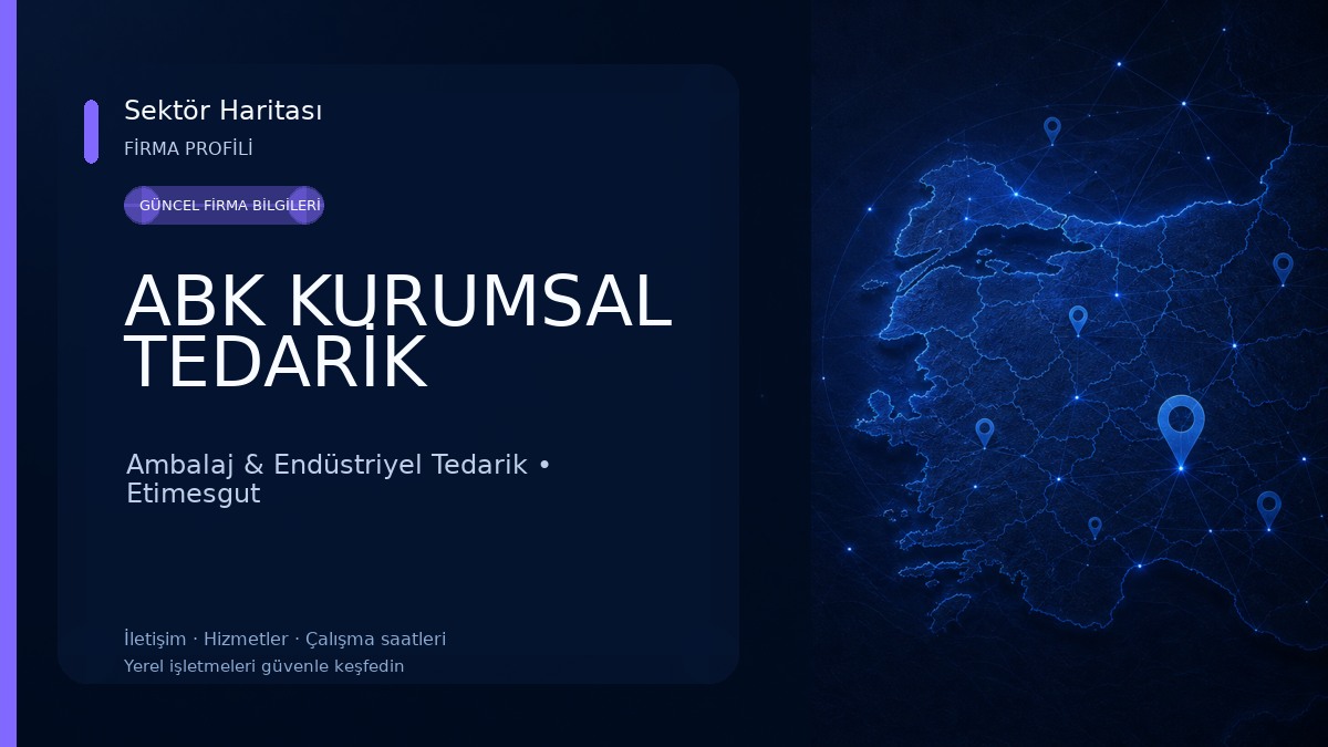 ABK KURUMSAL TEDARİK Ambalaj & Endüstriyel Tedarik