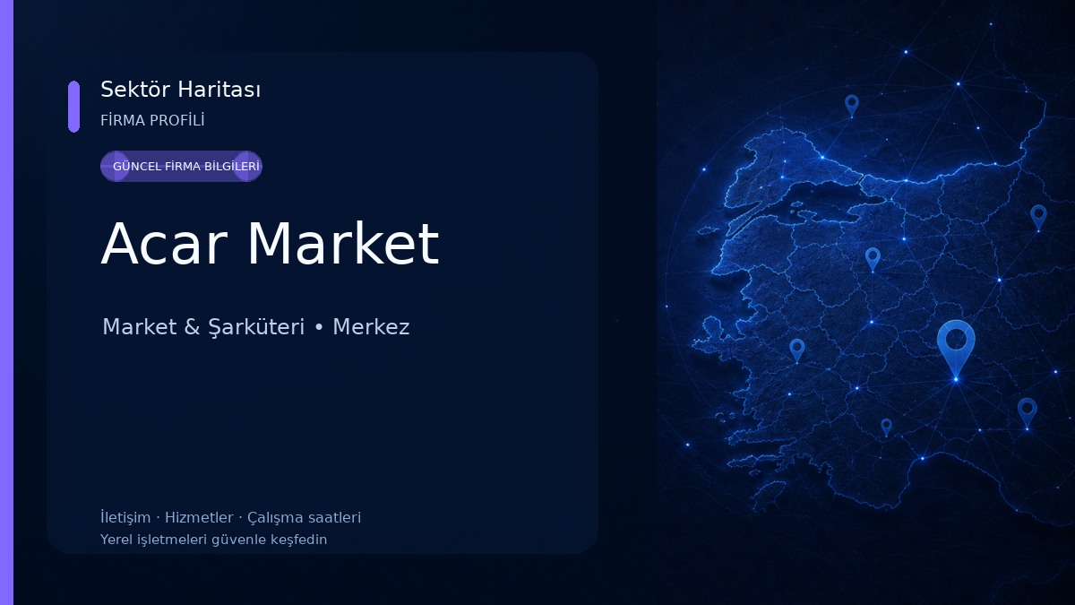 Acar Market Market & Şarküteri