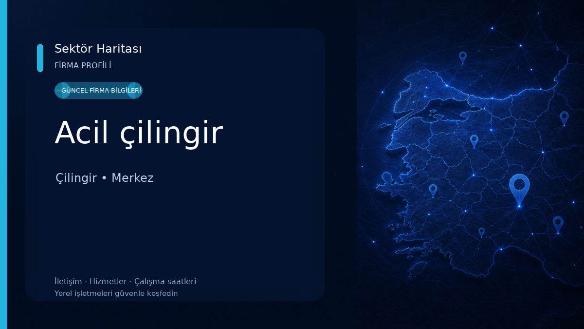 Acil çilingir Çilingir