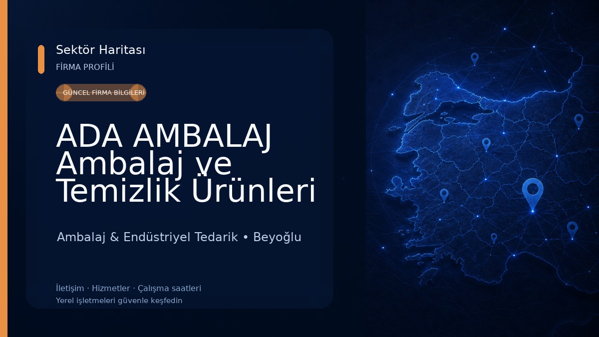 ADA AMBALAJ Ambalaj ve Temizlik Ürünleri 