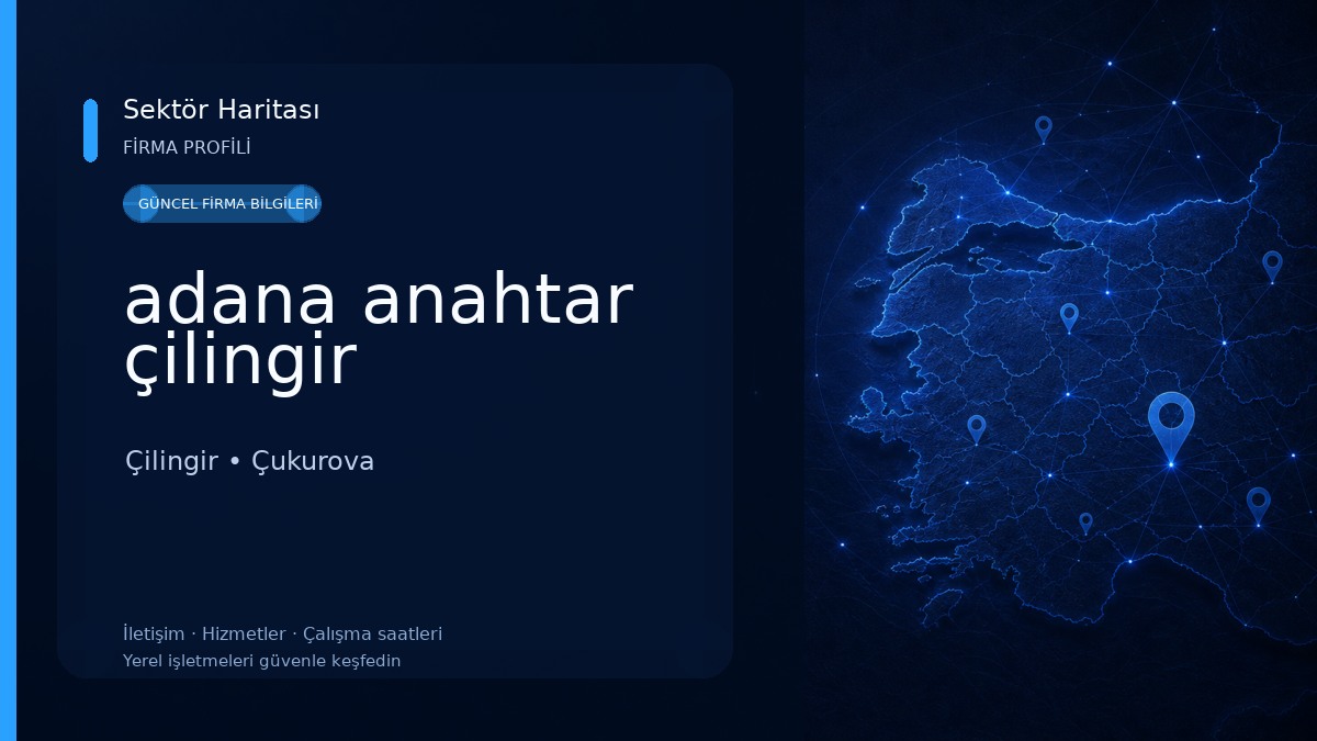 adana anahtar çilingir Çilingir
