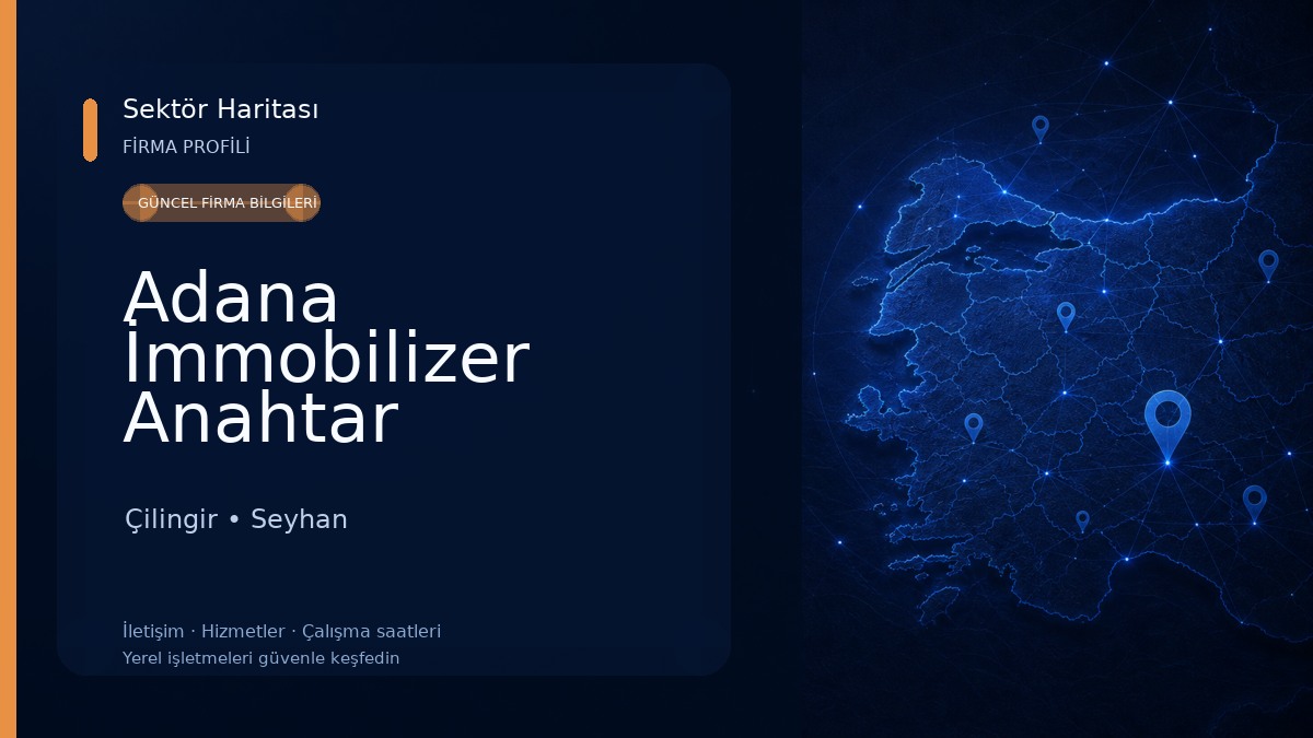 Adana İmmobilizer Anahtar Çilingir
