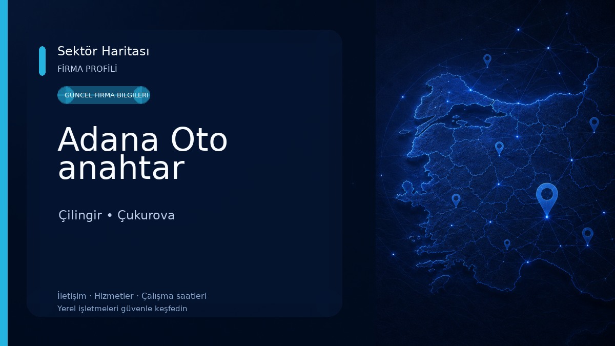 Adana Oto anahtar Çilingir