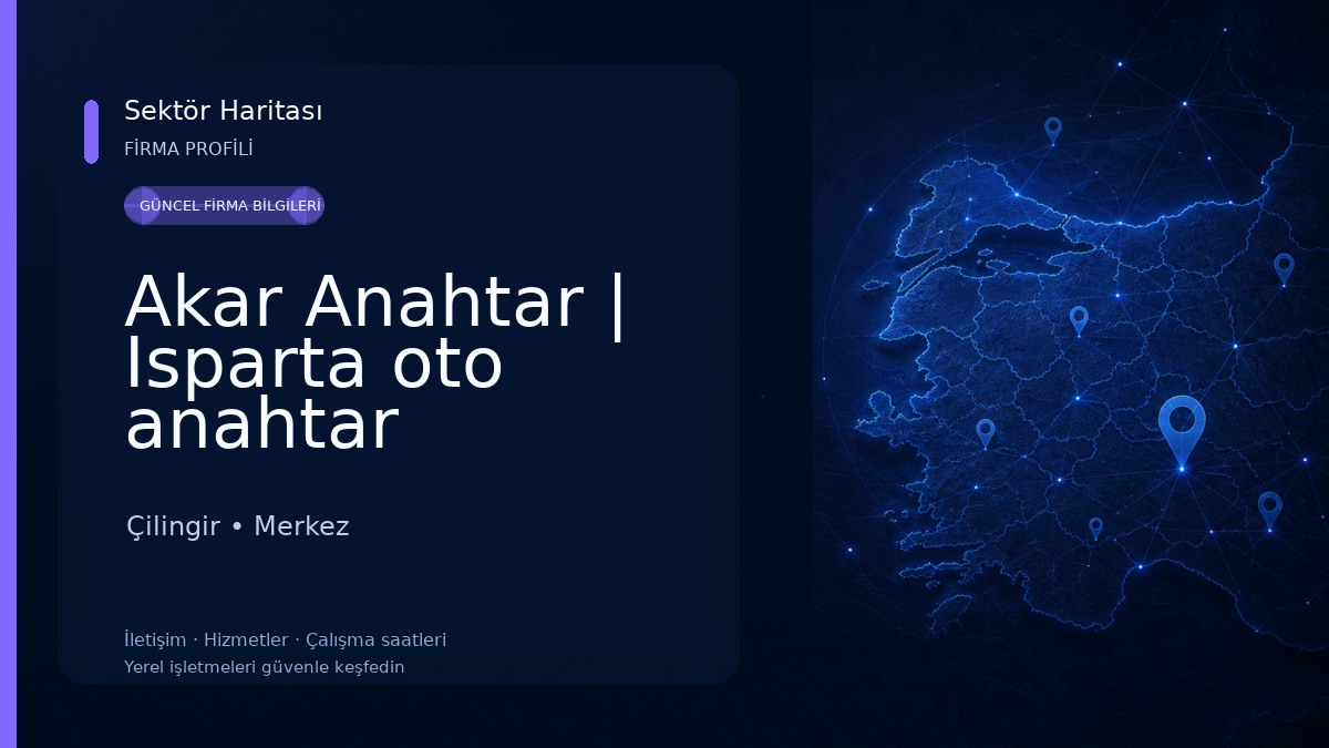 Akar Anahtar | Isparta oto anahtar 