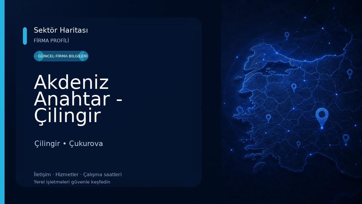 Akdeniz Anahtar - Çilingir Çilingir