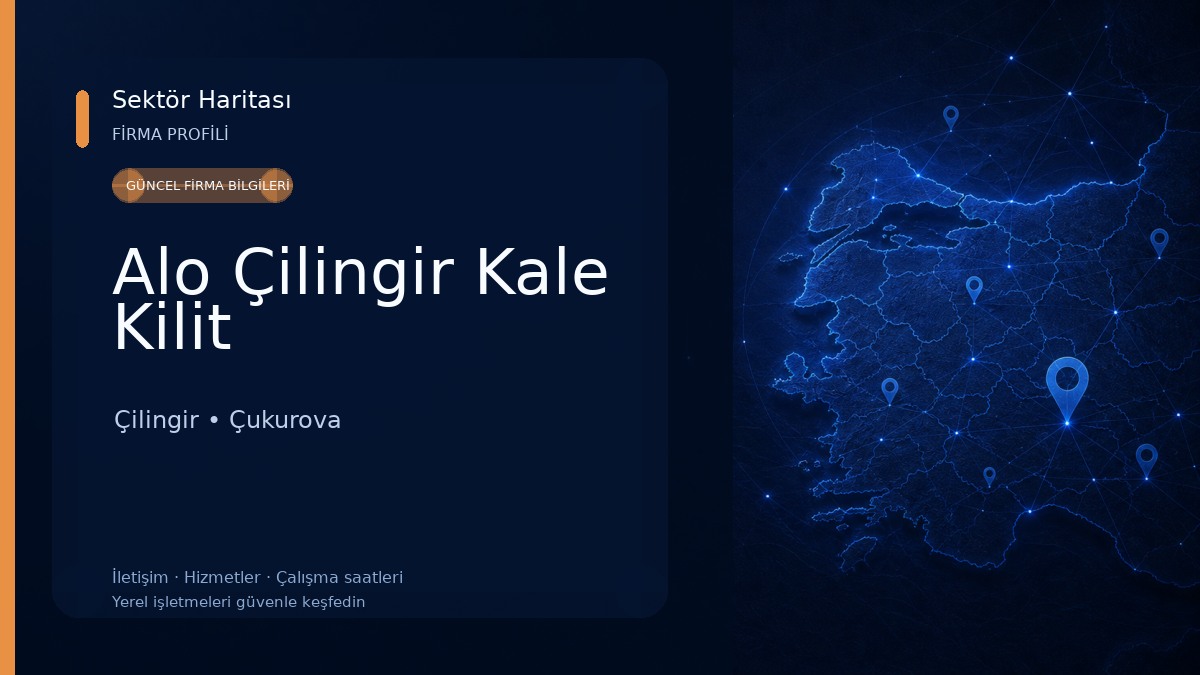 Alo Çilingir Kale Kilit Çilingir