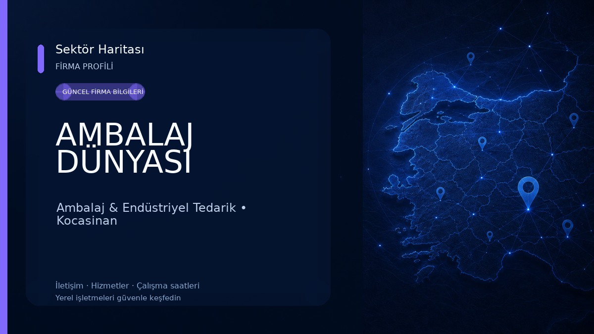 AMBALAJ DÜNYASI Ambalaj & Endüstriyel Tedarik