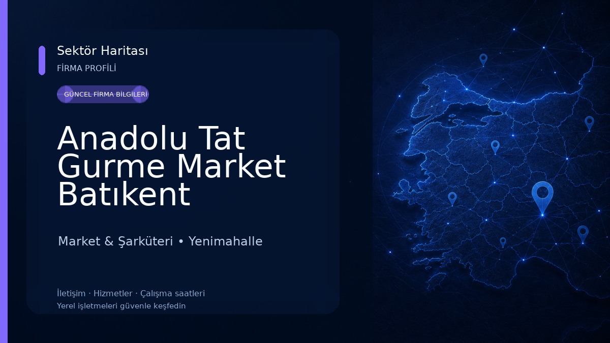 Anadolu Tat Gurme Market Batıkent Market & Şarküteri