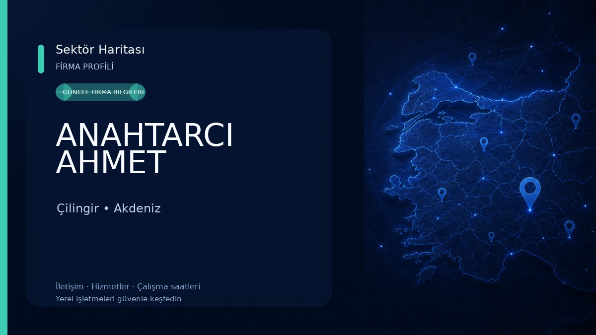 ANAHTARCI AHMET Çilingir