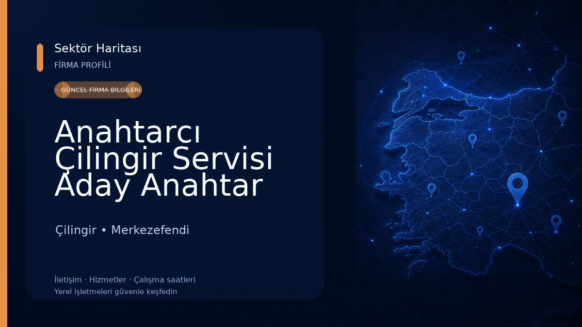 Anahtarcı Çilingir Servisi Aday Anahtar Çilingir