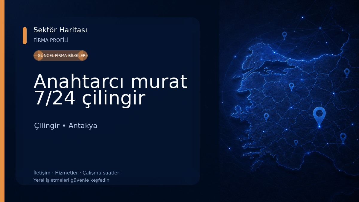 Anahtarcı murat 7/24 çilingir Çilingir
