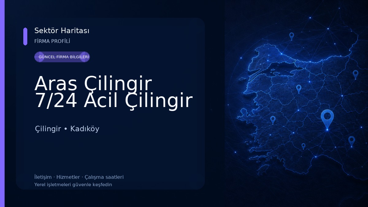 Aras Çilingir 7/24 Acil Çilingir Çilingir