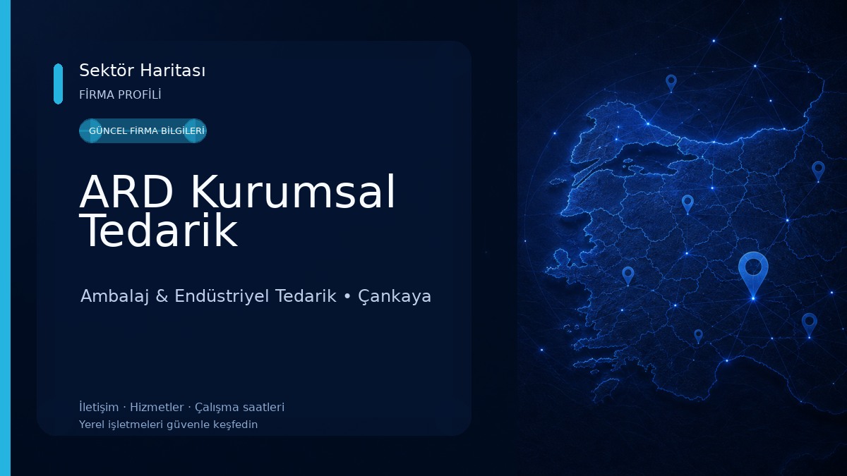 ARD Kurumsal Tedarik Ambalaj & Endüstriyel Tedarik