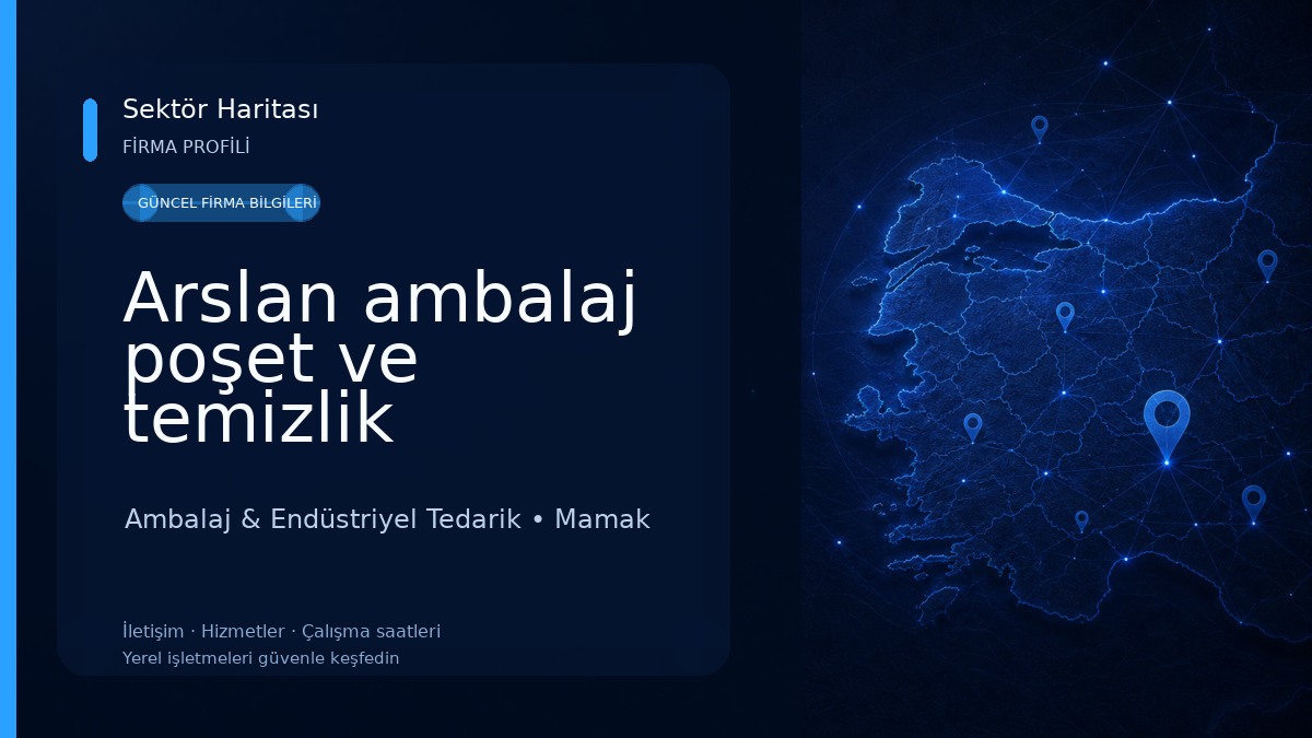Arslan ambalaj poşet ve temizlik 