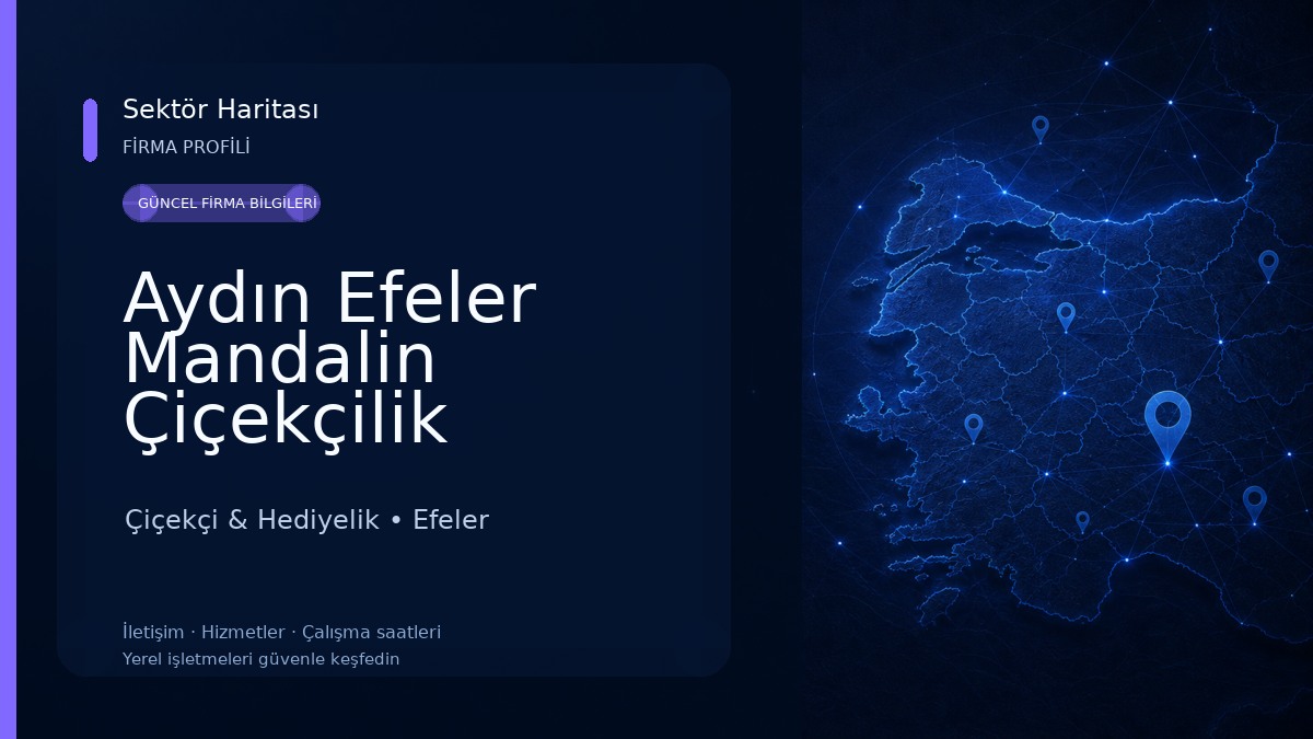 Aydın Efeler Mandalin Çiçekçilik Çiçekçi & Hediyelik