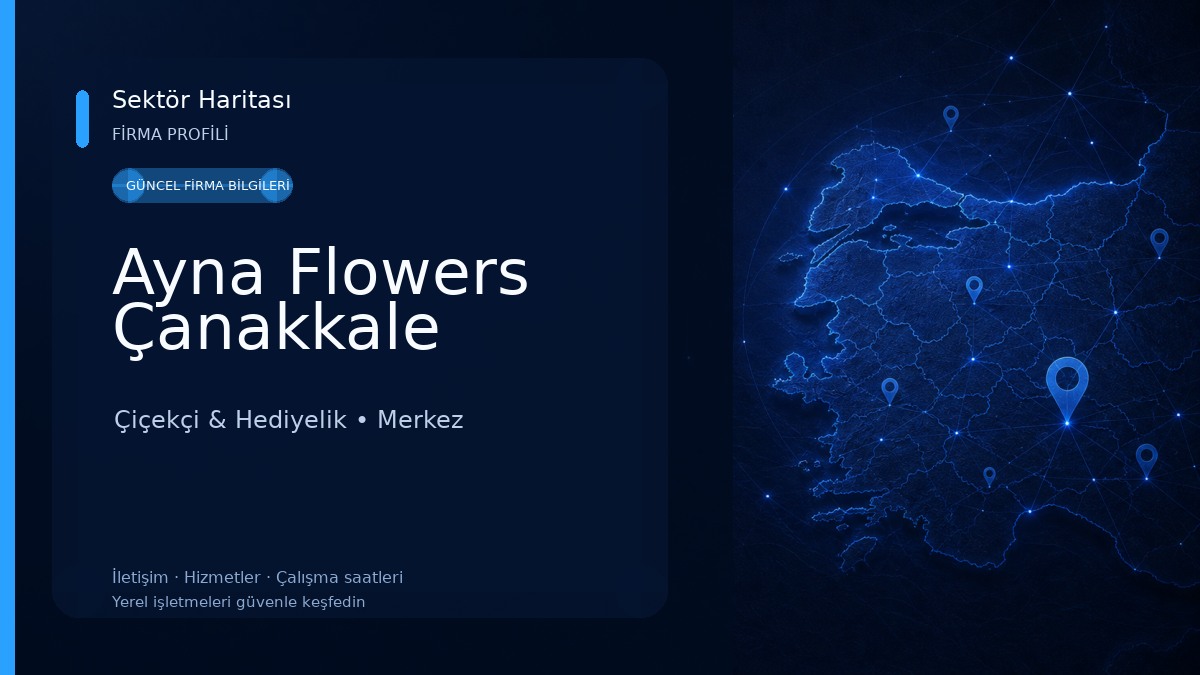 Ayna Flowers Çanakkale Çiçekçi & Hediyelik