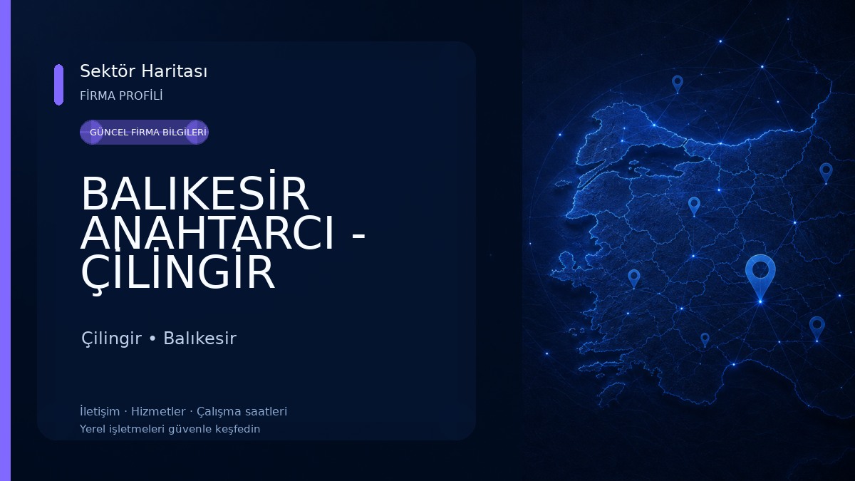 BALIKESİR ANAHTARCI - ÇİLİNGİR Çilingir