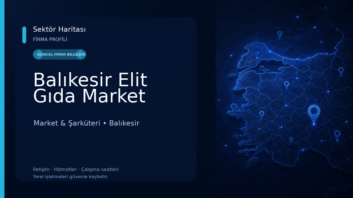 Balıkesir Elit Gıda Market 