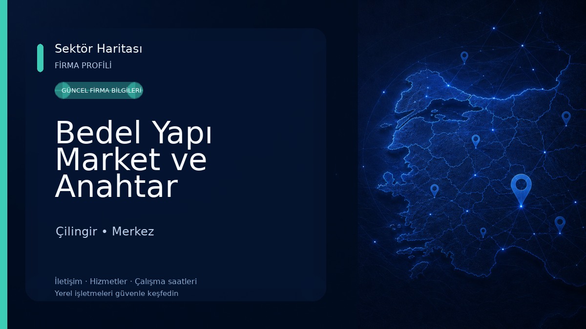Bedel Yapı Market ve Anahtar Kopyalama Merkezi / Bina Güçlendirme (yıkım, kimyasal dübel epoksi ve frp) Çilingir