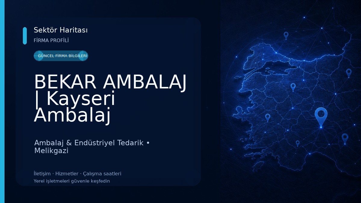 BEKAR AMBALAJ | Kayseri Ambalaj Malzemeleri Toptan ve Perakende Satış Ambalaj & Endüstriyel Tedarik
