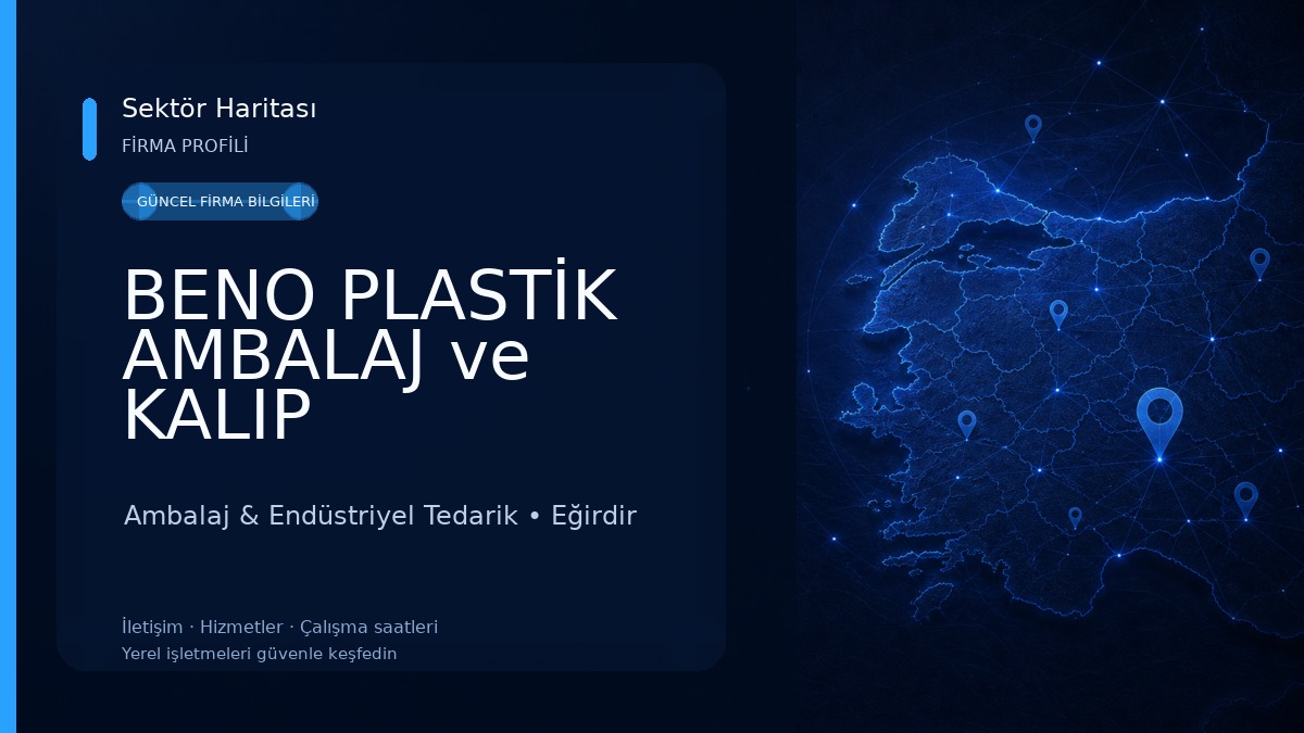 BENO PLASTİK AMBALAJ ve KALIP SAN.TİC.A.Ş 