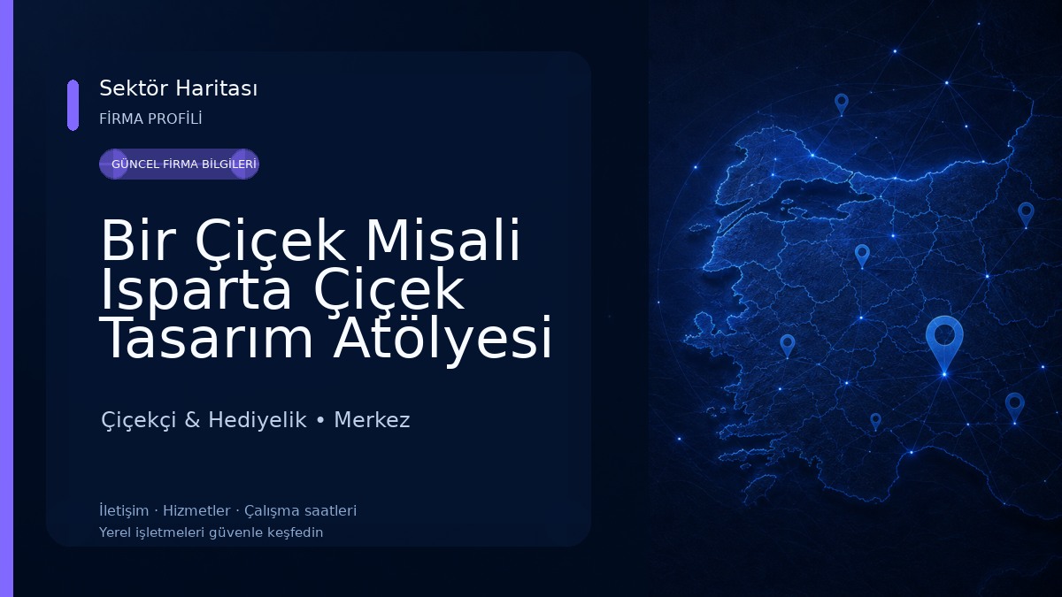 Bir Çiçek Misali Isparta Çiçek Tasarım Atölyesi Çiçekçi & Hediyelik