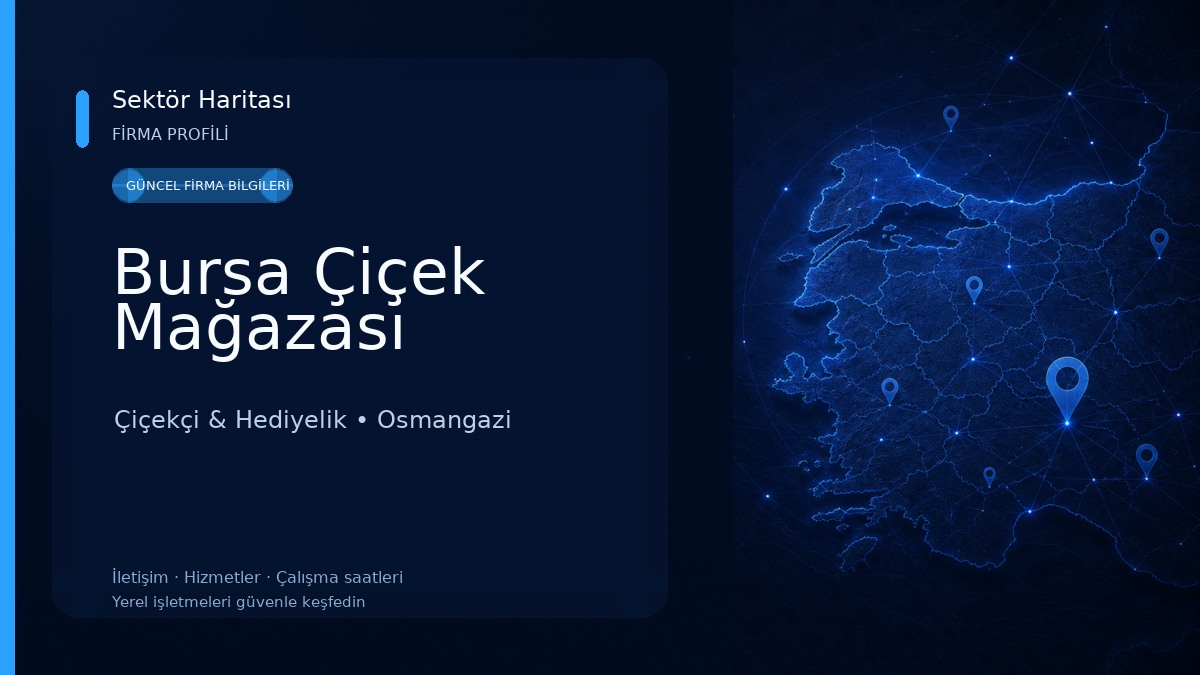 Bursa Çiçek Mağazası Çiçekçi & Hediyelik