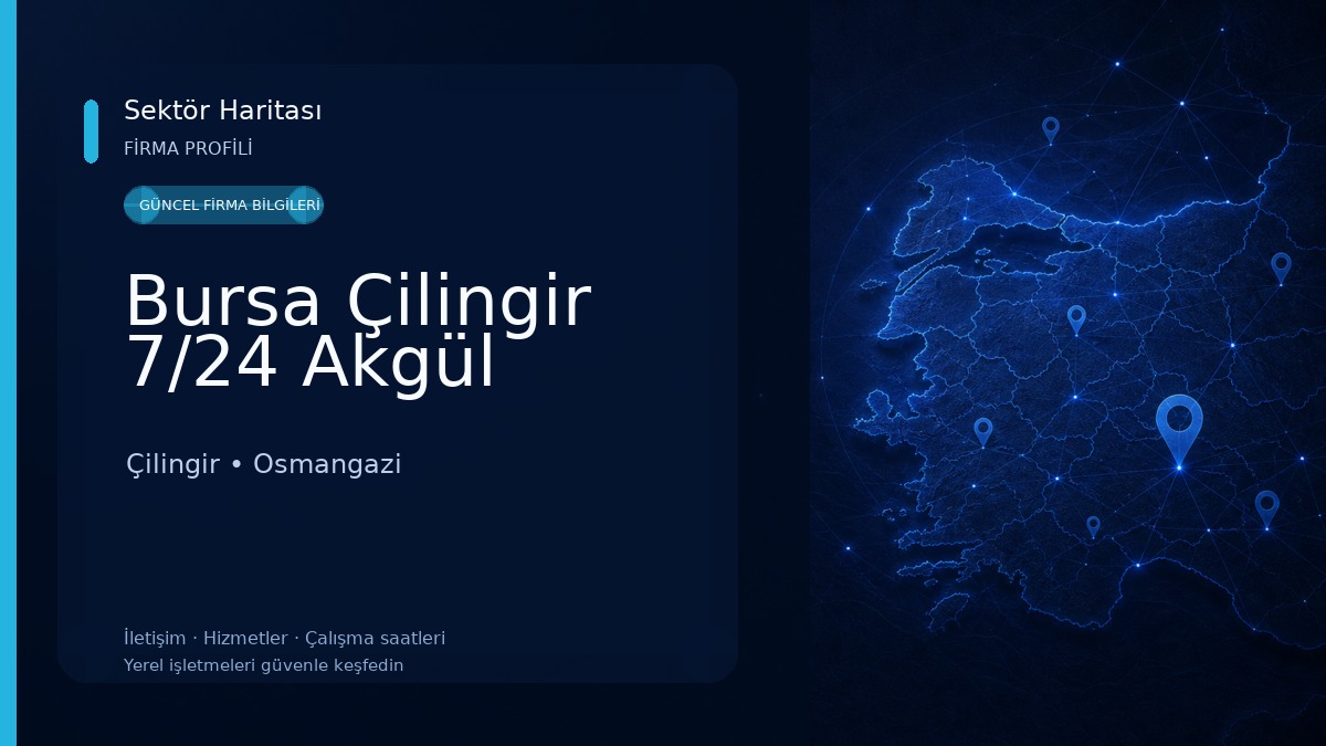 Bursa Çilingir 7/24 Akgül Çilingir
