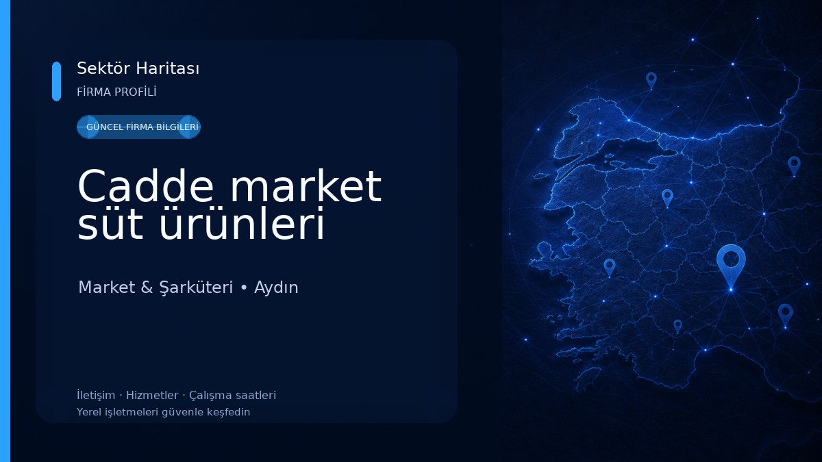 Cadde market süt ürünleri 