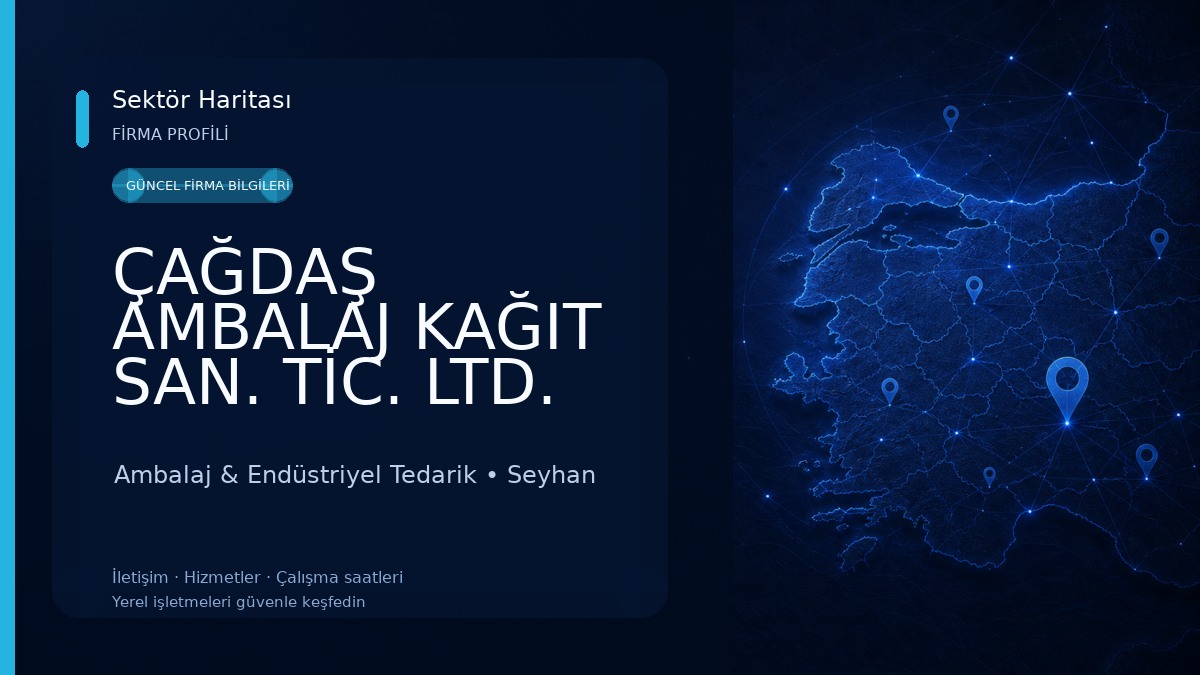 ÇAĞDAŞ AMBALAJ KAĞIT SAN. TİC. LTD. ŞTİ. Ambalaj & Endüstriyel Tedarik