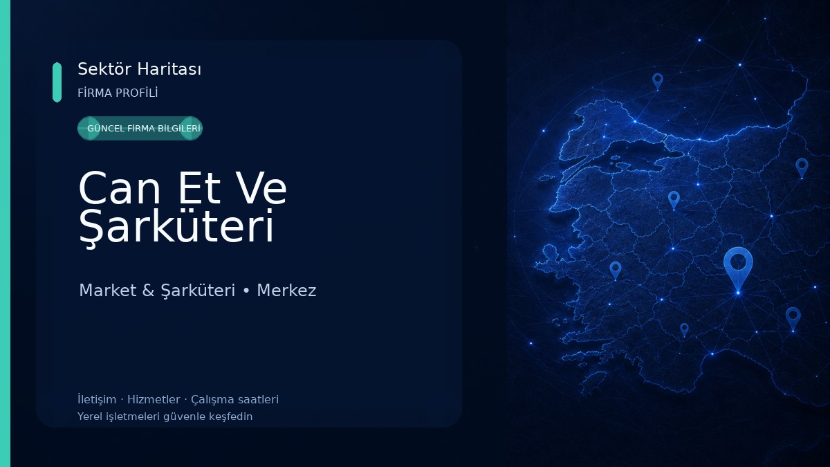 Can Et Ve Şarküteri Market & Şarküteri