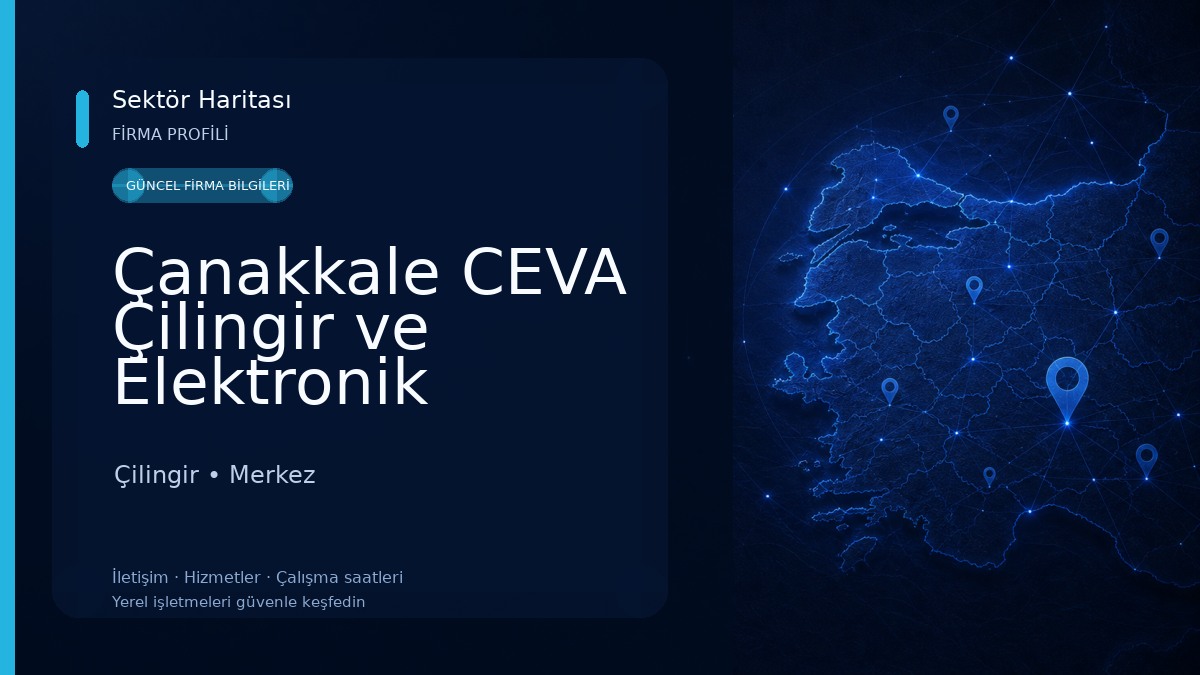Çanakkale CEVA Çilingir ve Elektronik Anahtarcılık 