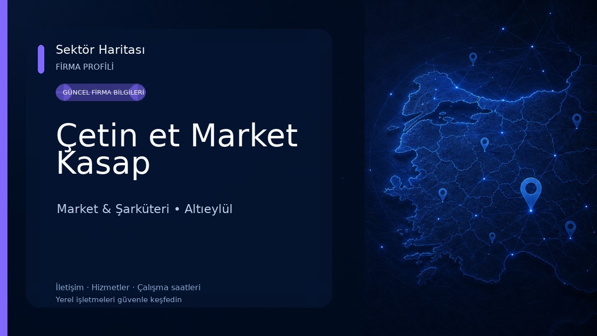 Çetin et Market Kasap Market & Şarküteri