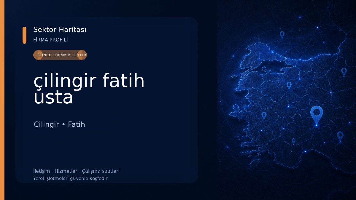 çilingir fatih usta 