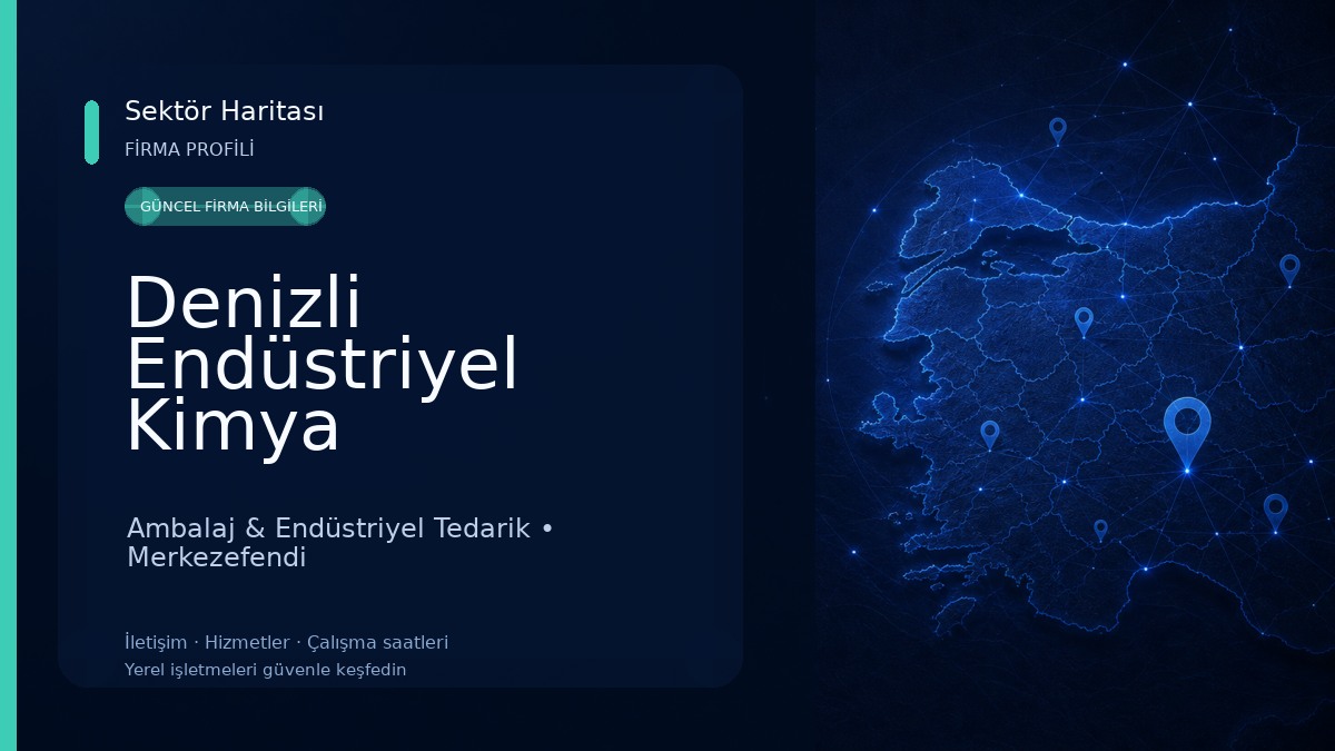 Denizli Endüstriyel Kimya Ambalaj & Endüstriyel Tedarik