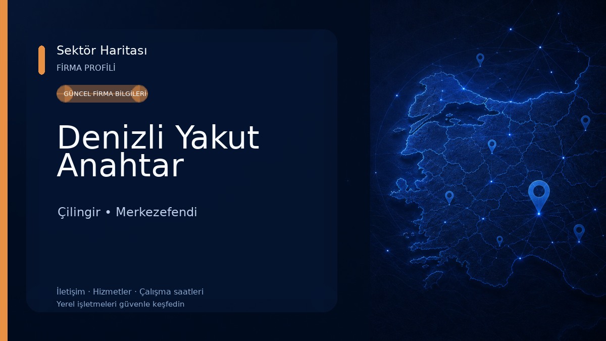 Denizli Yakut Anahtar Çilingir