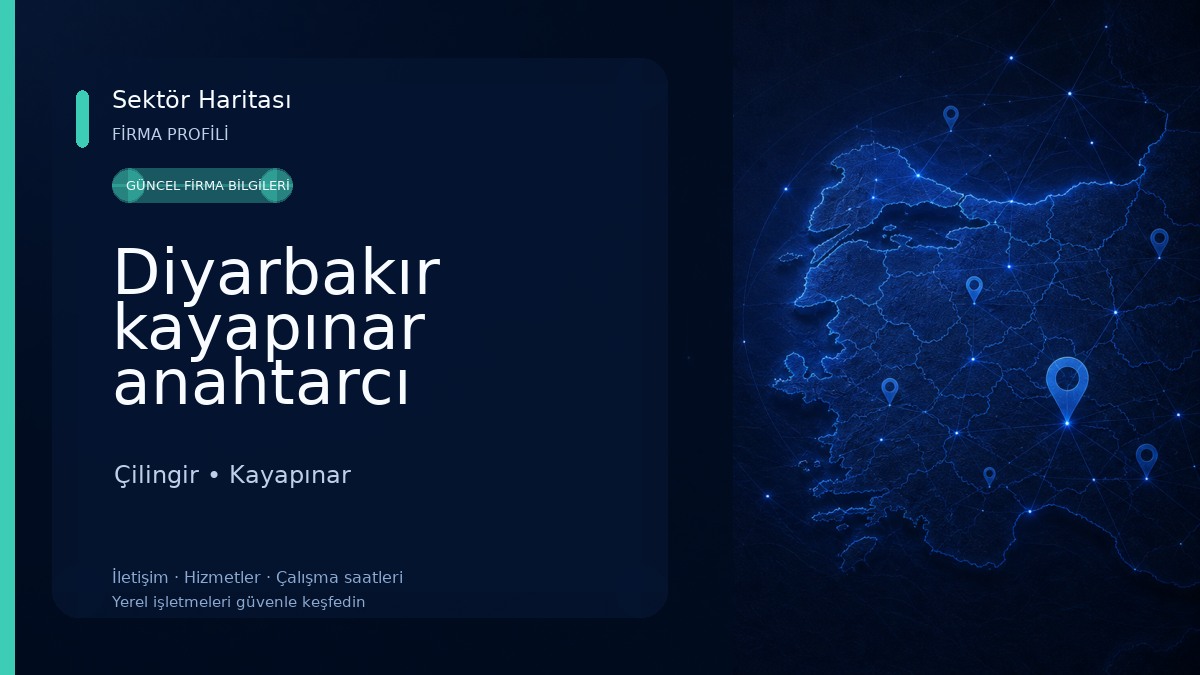 Diyarbakır kayapınar anahtarcı 
