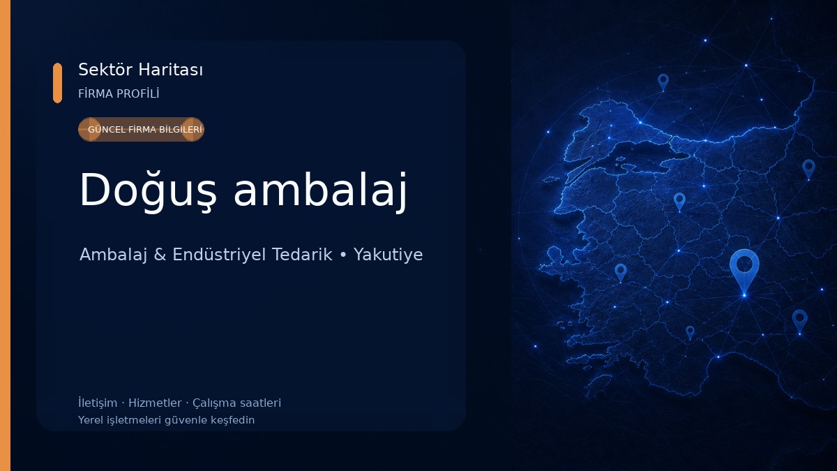 Doğuş ambalaj Ambalaj & Endüstriyel Tedarik