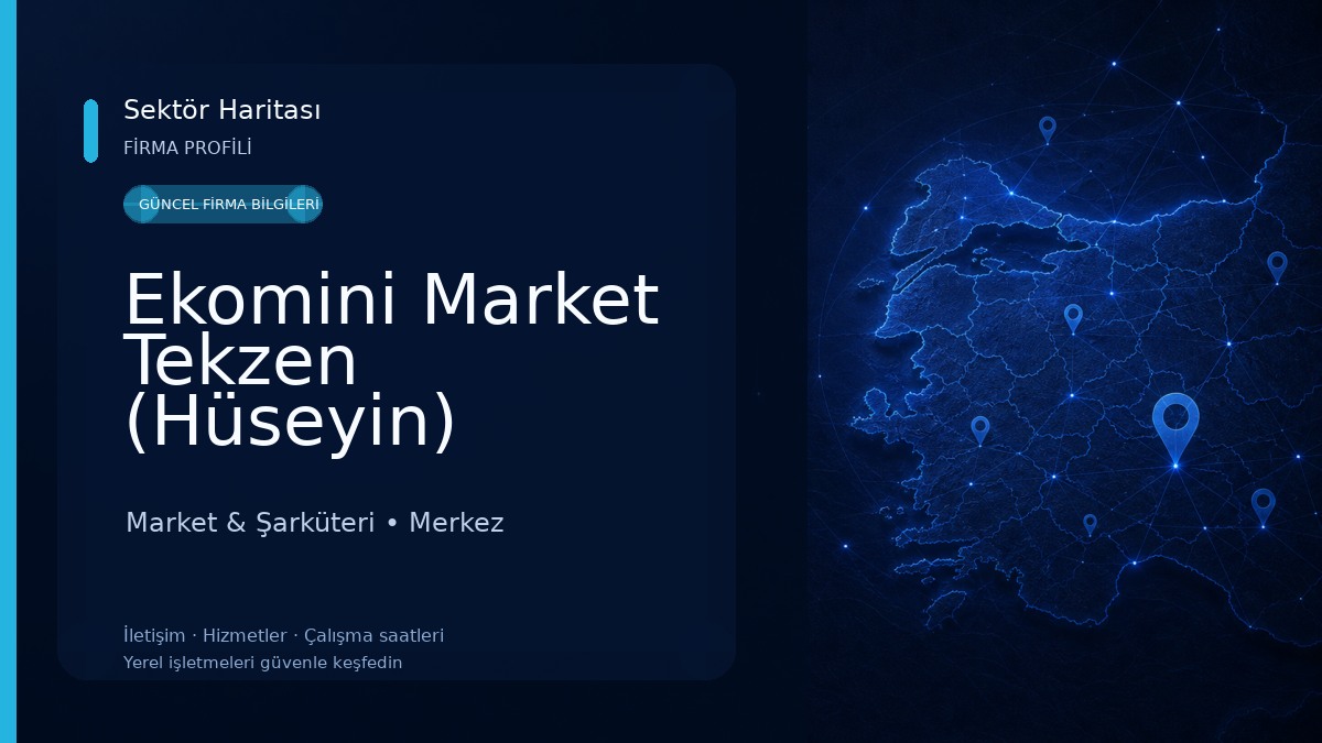 Ekomini Market Tekzen (Hüseyin) Market & Şarküteri