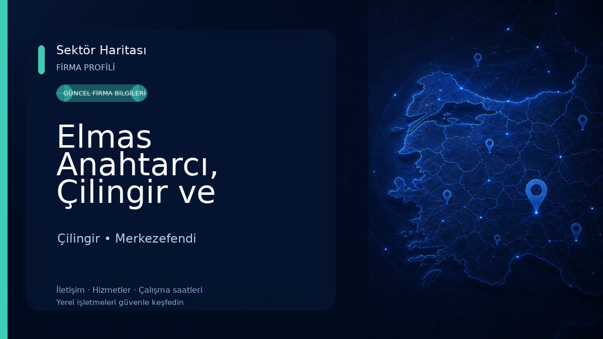 Elmas Anahtarcı, Çilingir ve Hırdavat Çilingir