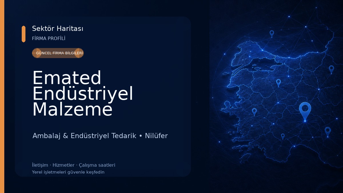 Emated Endüstriyel Malzeme Tedarik Ambalaj & Endüstriyel Tedarik