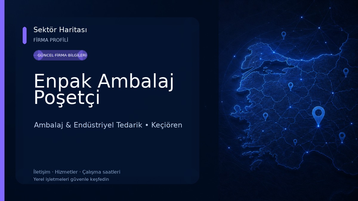 Enpak Ambalaj Poşetçi Ambalaj & Endüstriyel Tedarik