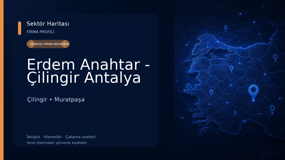 Erdem Anahtar - Çilingir Antalya Çilingir