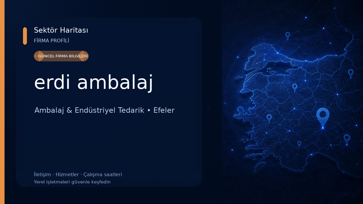 erdi ambalaj Ambalaj & Endüstriyel Tedarik