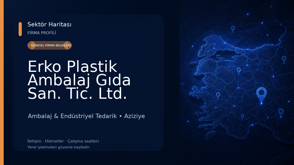 Erko Plastik Ambalaj Gıda San. Tic. Ltd. Şti. Ambalaj & Endüstriyel Tedarik