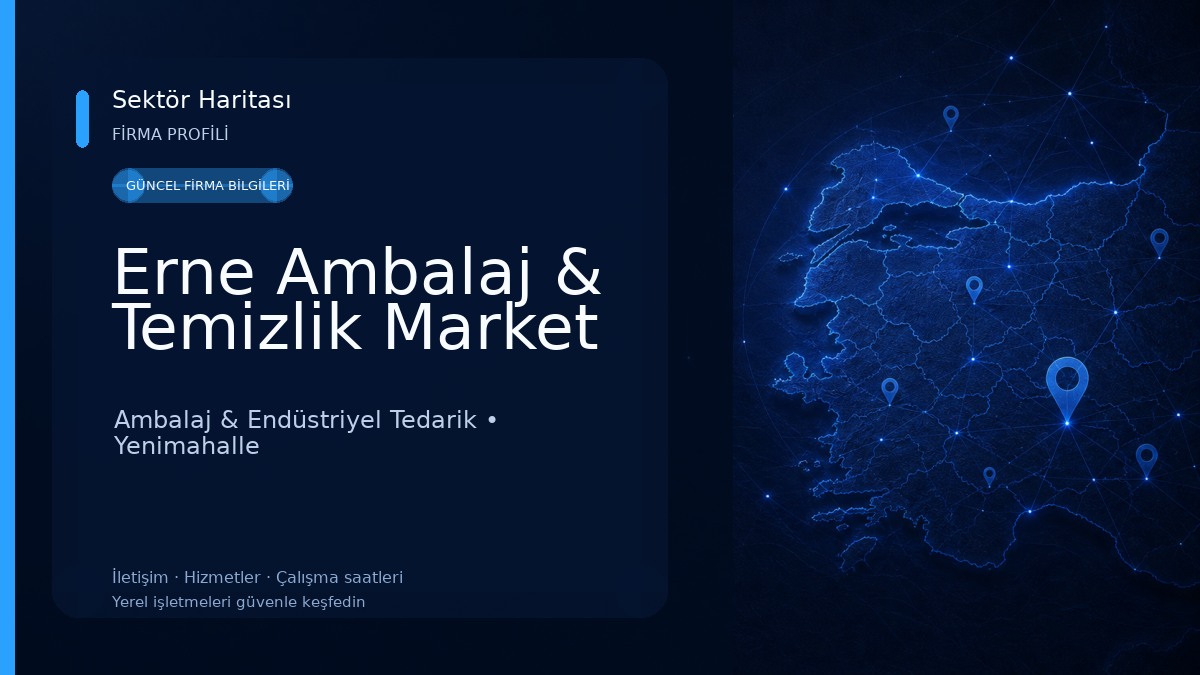 Erne Ambalaj & Temizlik Market