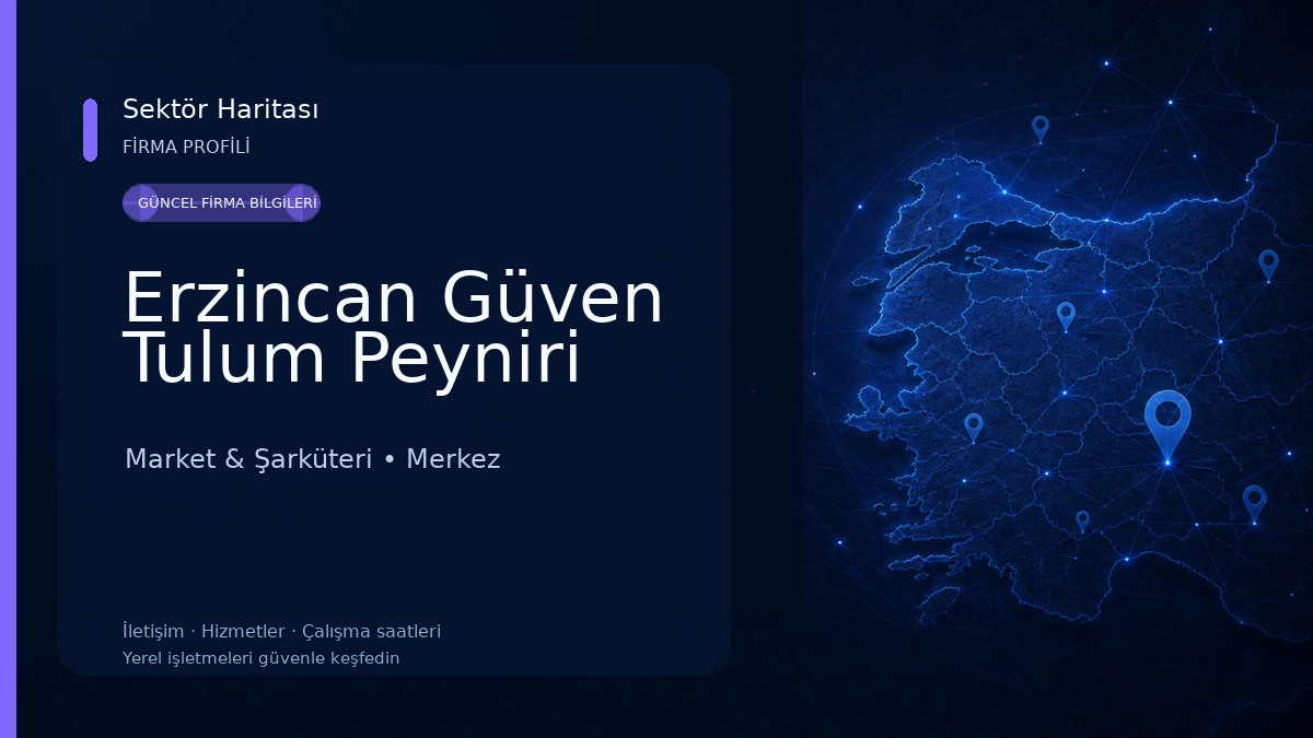 Erzincan Güven Tulum Peyniri Market & Şarküteri