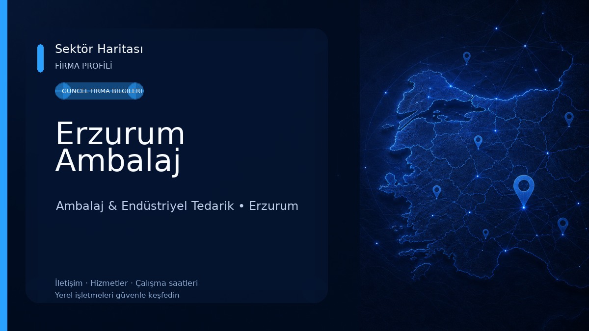 Erzurum Ambalaj Ambalaj & Endüstriyel Tedarik