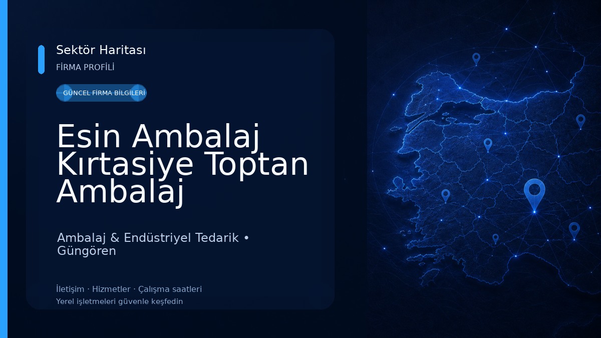 Esin Ambalaj Kırtasiye Toptan Ambalaj Malzemeleri | Koli Bandı - Streç - Poşet Ambalaj & Endüstriyel Tedarik