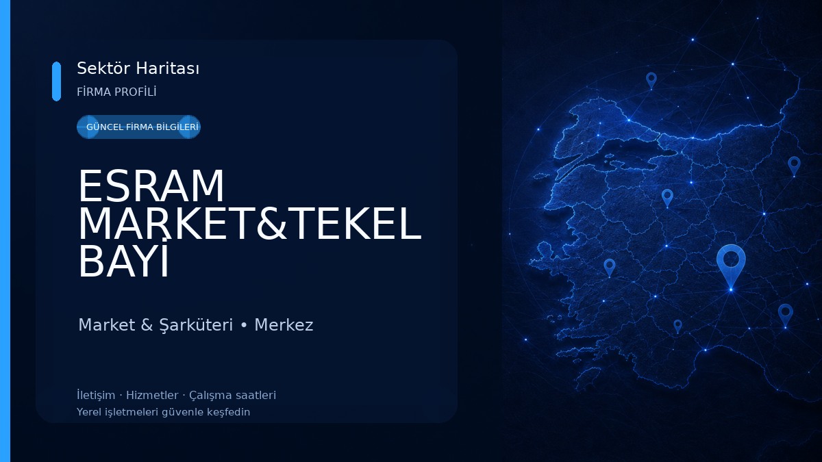 ESRAM MARKET&TEKEL BAYİ Market & Şarküteri